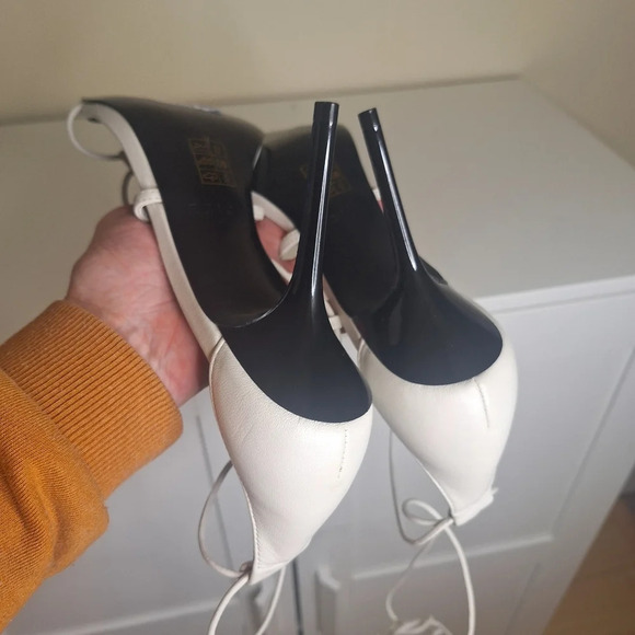 Reiss Kali High leather wrap heels SZ EU  41 - Picture 12 of 13